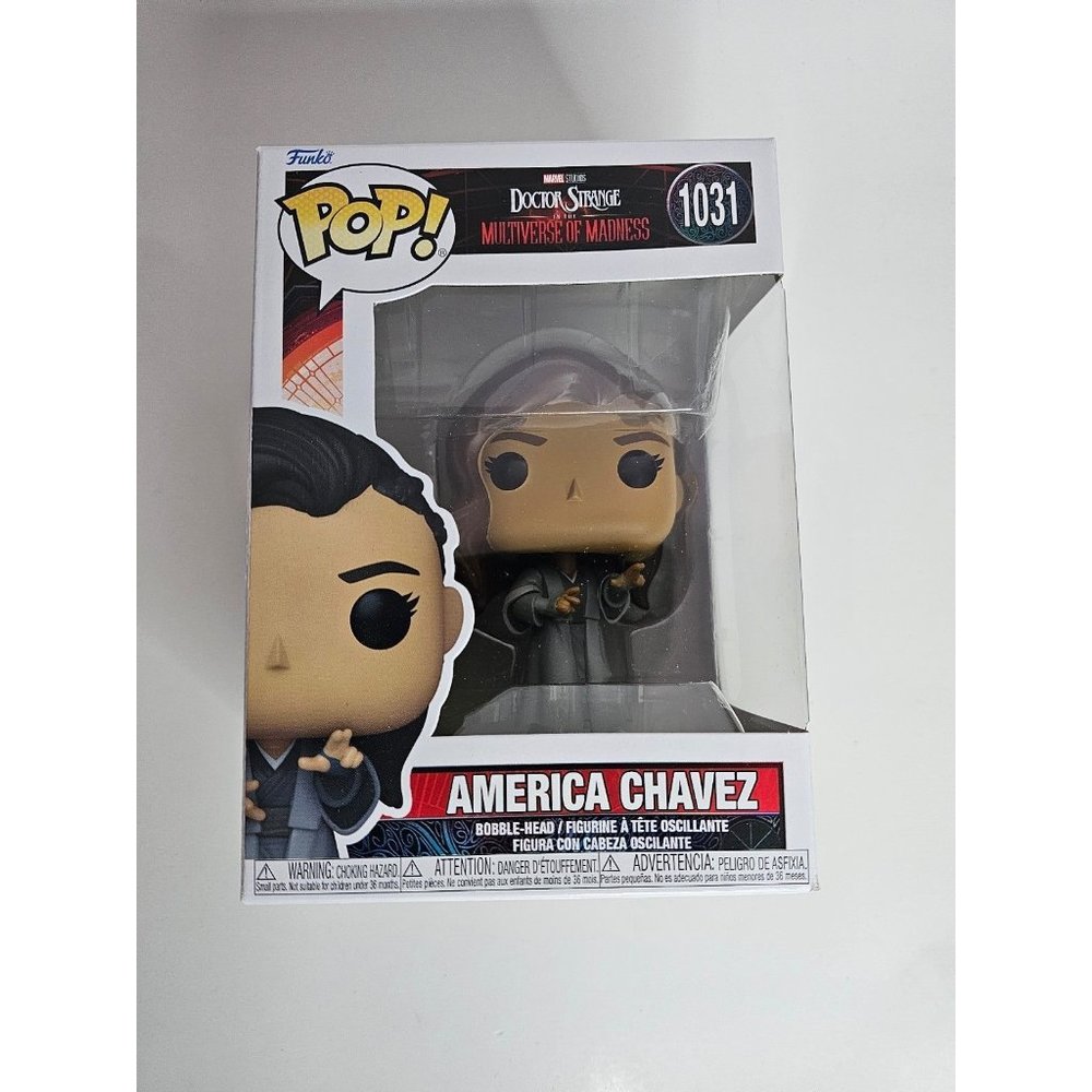 America Chavez Funko Pop Bobble-Head Figure #1031 Marvel Dr Strange Multiverse